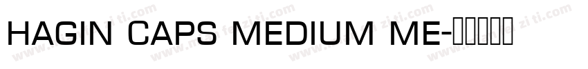Hagin Caps Medium Me字体转换